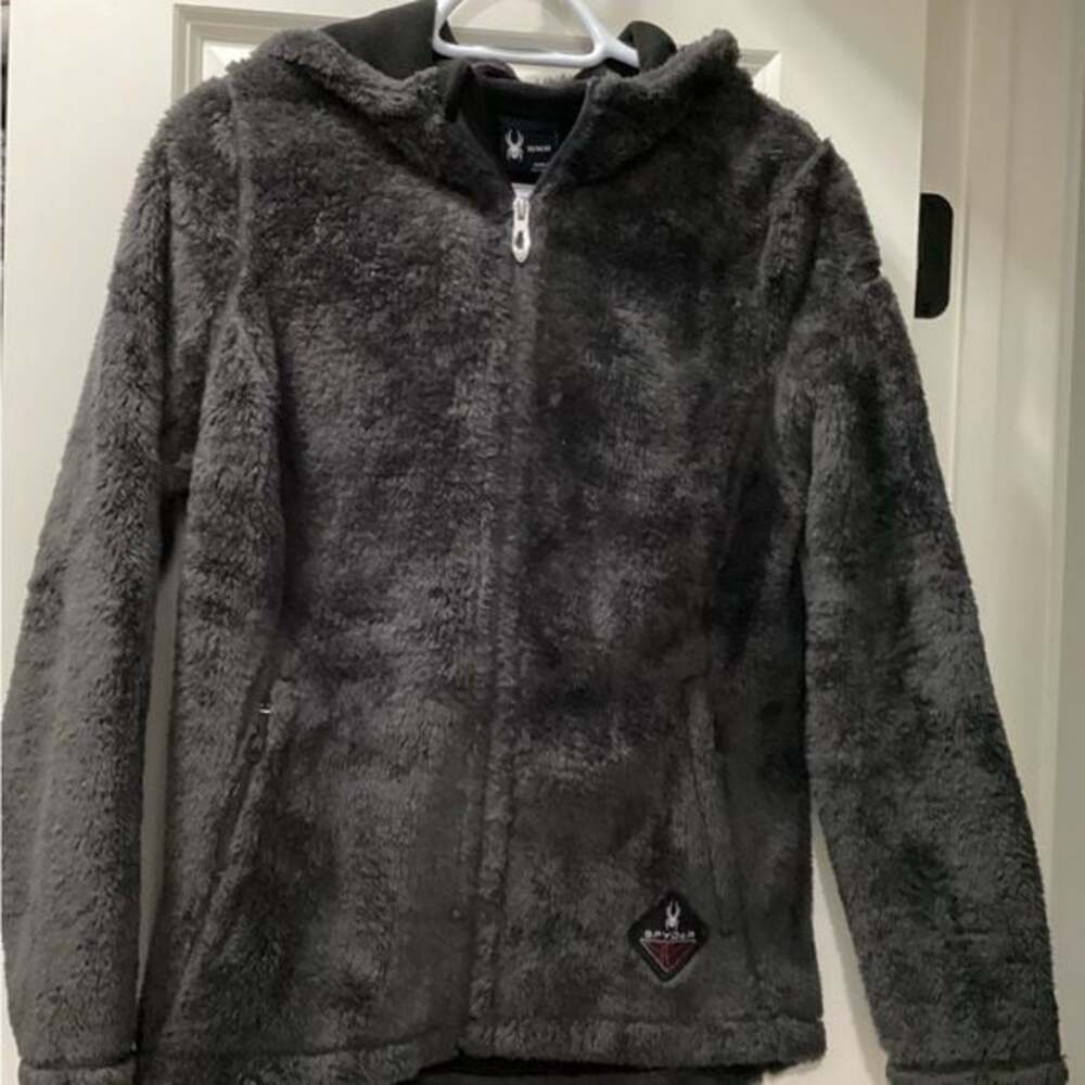 Spyder Black Fleece Jacket - Size M but runs really small -  NWT